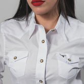Blusa Rodeo West Lisa Blanca 017